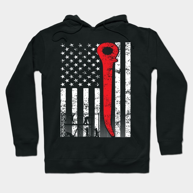 American Scaffolder Hoodie by RelevantArt